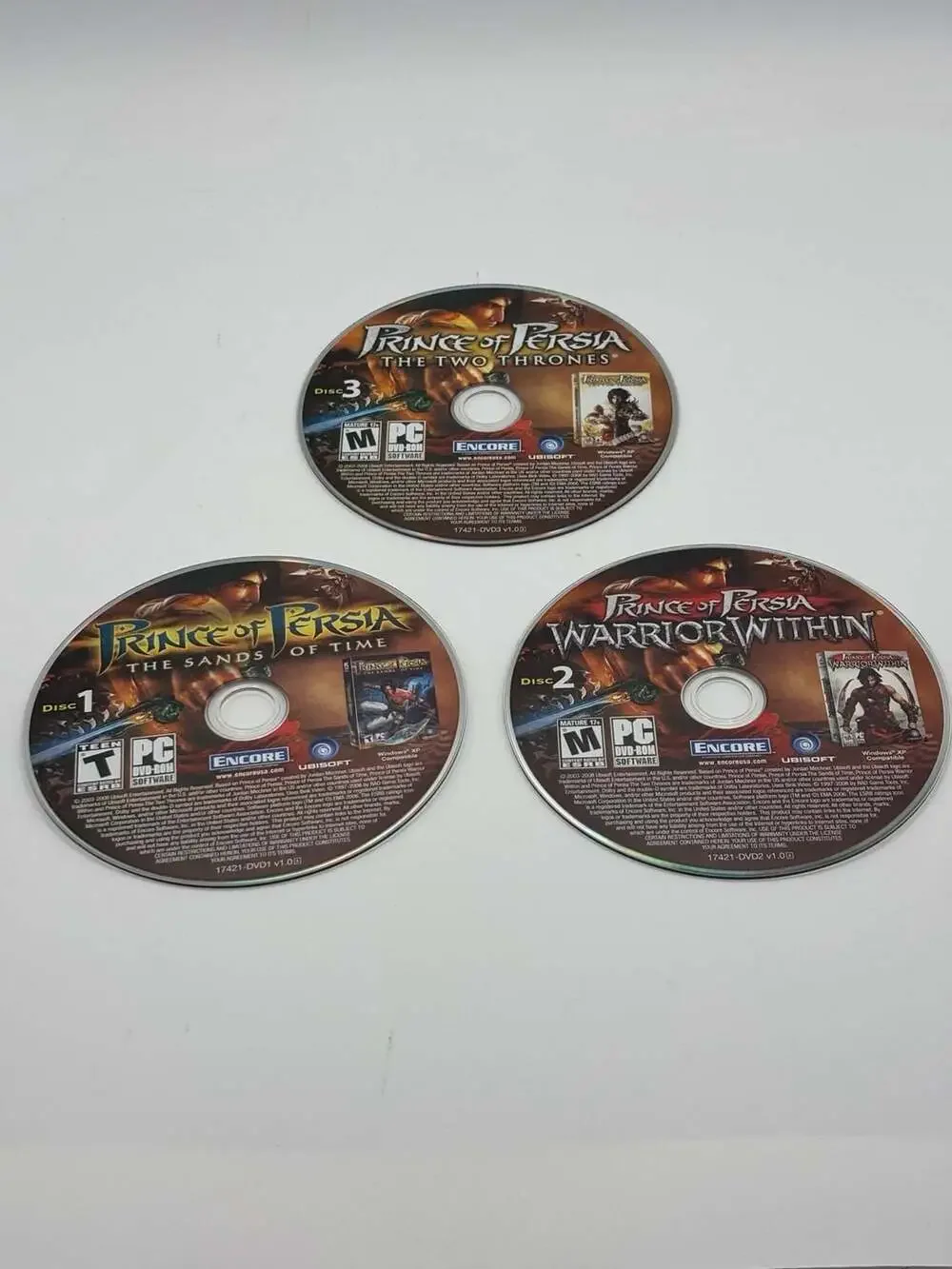 Prince of Persia: Sands of Time Trilogy PC DVD-ROM (3-Game Set)